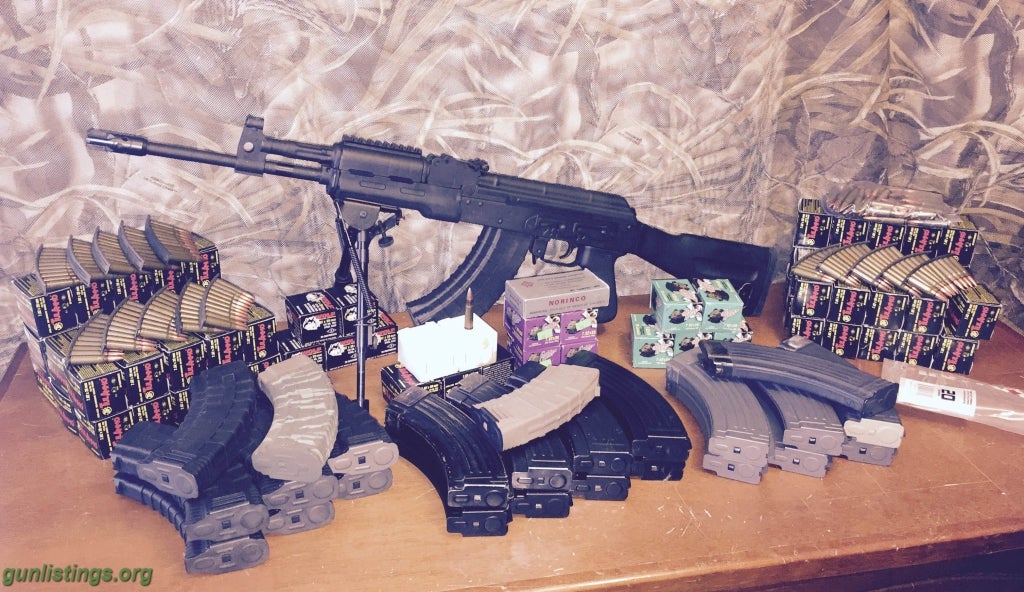 Rifles AK-47 M10-762+Ammo+Mags