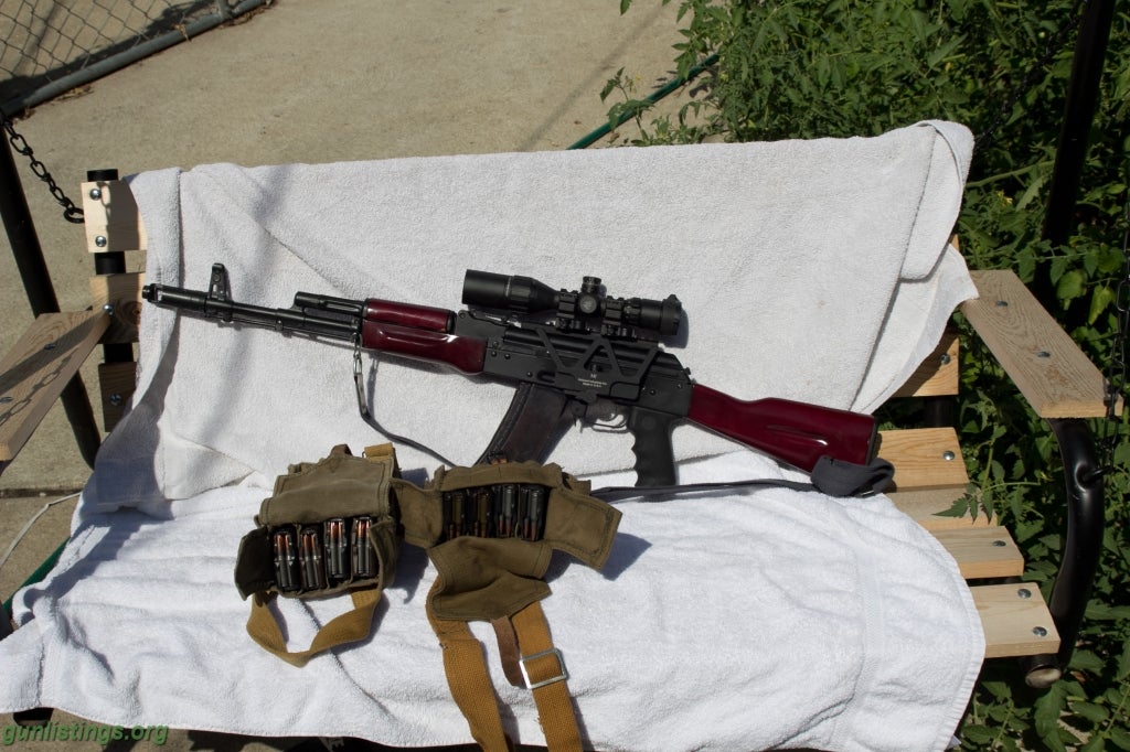 Rifles Ak-74 With 4000+ Rounds Ammo, 9 Mags