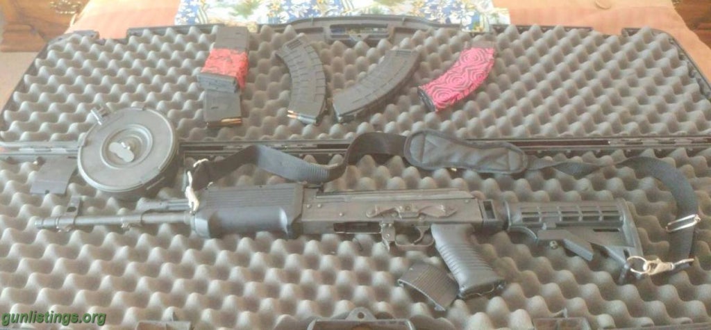 Rifles AK 47 - Aftermarket Parts, Includes Ammo, Extra Clips