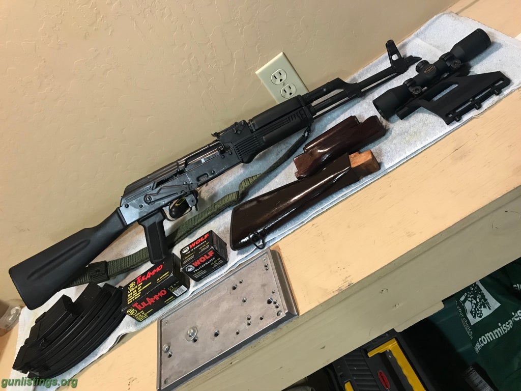 Rifles AK Semi-Auto (SAR-1) 7.62x39 With Extras