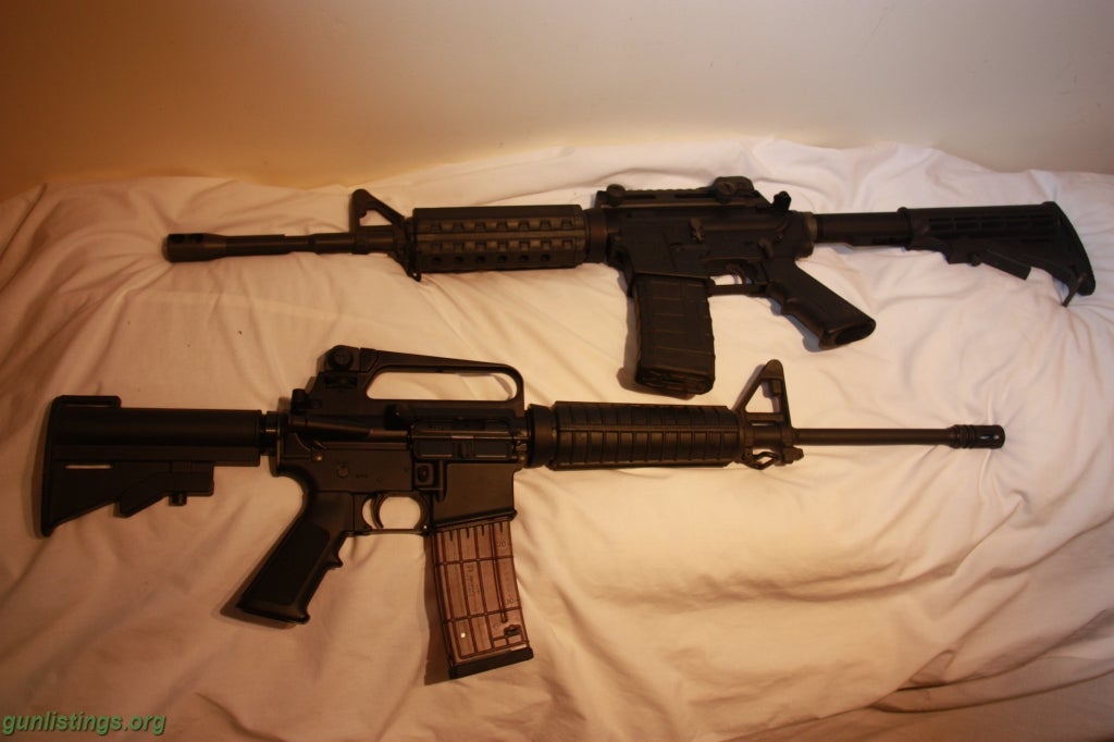 Rifles AR15, AK47