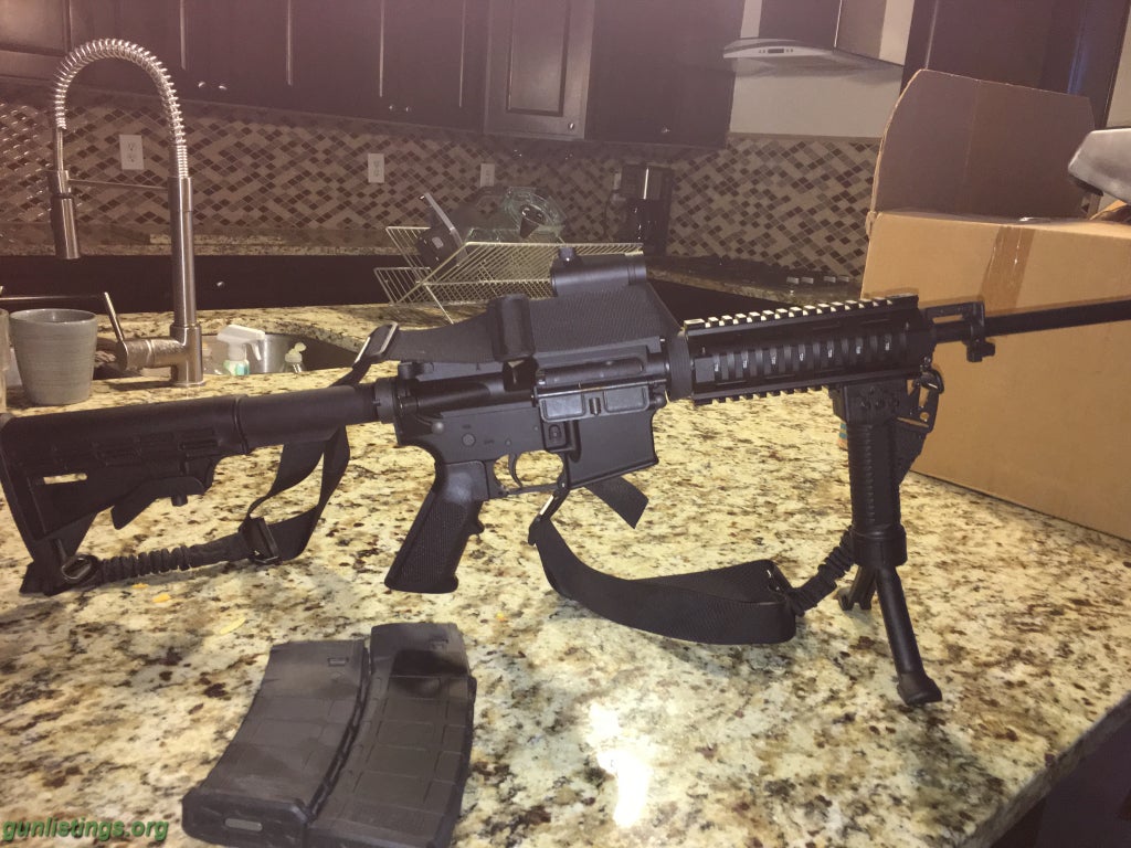 Rifles AR 15 WITH MANY ACCESSORIES