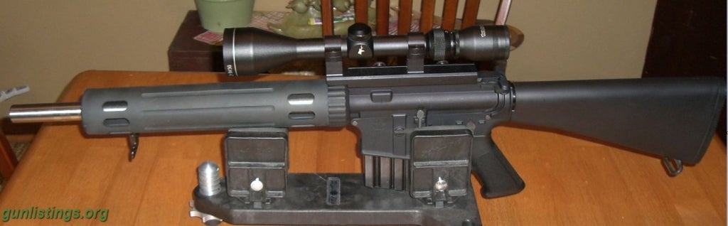 Rifles Armalite AR15 SS Bull Barrel Scoped