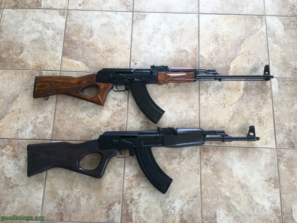 Rifles Arsenal SA93 And Maadi RML AK47