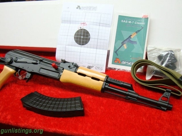 Rifles ARSENAL SAS M7 CLASSIC AK 47 MILLED 7.62X39...NEW