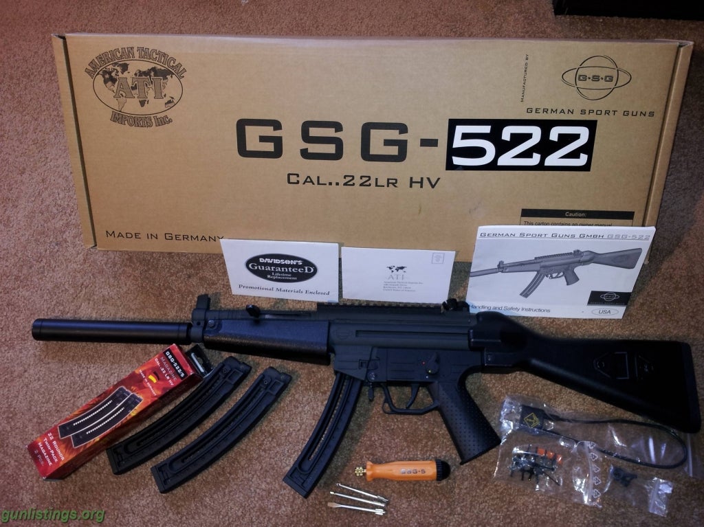 Rifles ATI GSG 522 .22lr