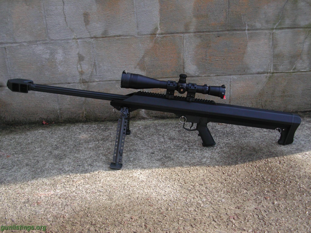 Rifles Barrett 99 50bmg W/ Leupold Mk4 Scope