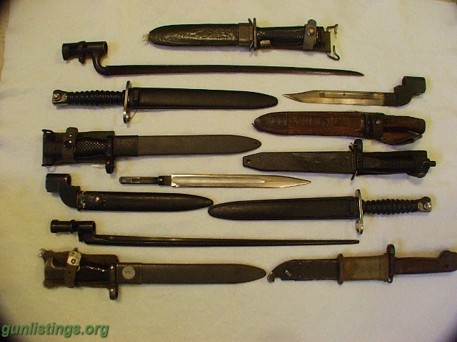 Rifles BAYONET LOT