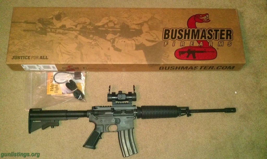 Rifles BUSHMASTER AR-15, C-15, M4 CARBINE, UNFIRED NEW IN BOX