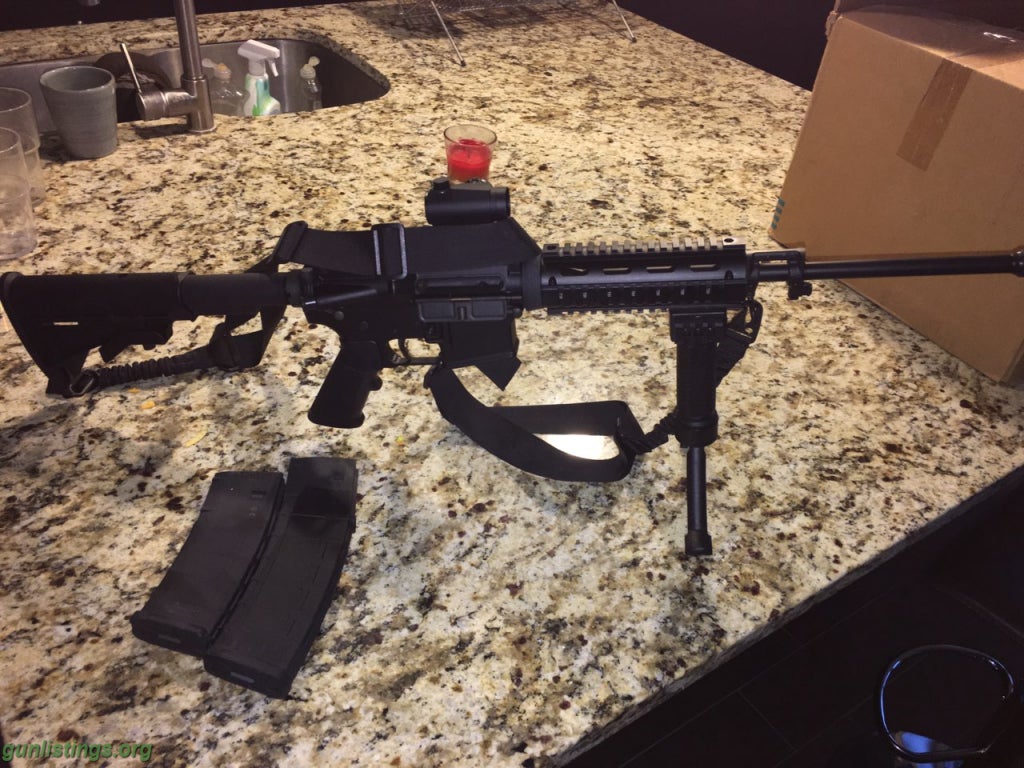 Rifles Bushmaster AR 15 With Accessories