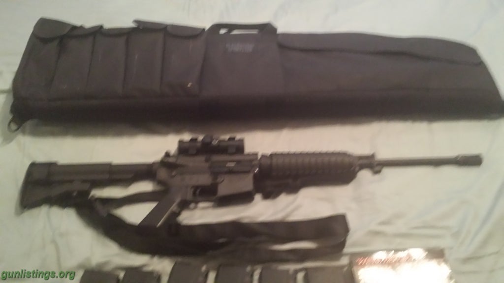 Rifles Bushmaster Carbon AR 15 With Accessories