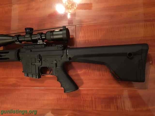 Rifles Bushmaster Varminter AR-15 .223 5.56 & Nikon P-223