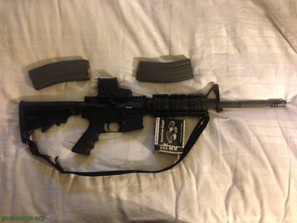 Rifles Bushmaster XM 15 Brand New With 100 Rounds