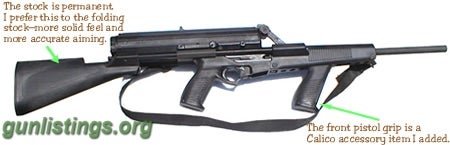 Rifles Calico Liberty 100 9mm Carbine