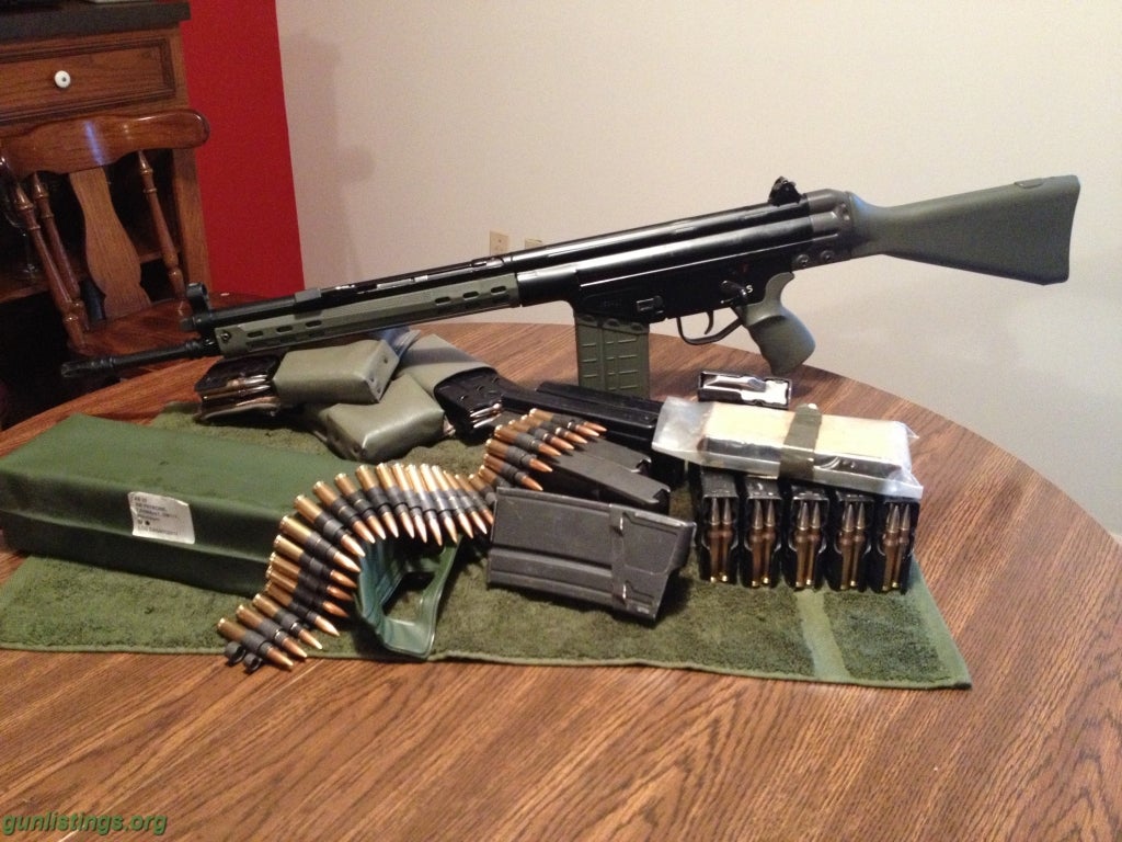 Rifles CETME 7.62 NATO Battle Rifle & Ammo Pkg