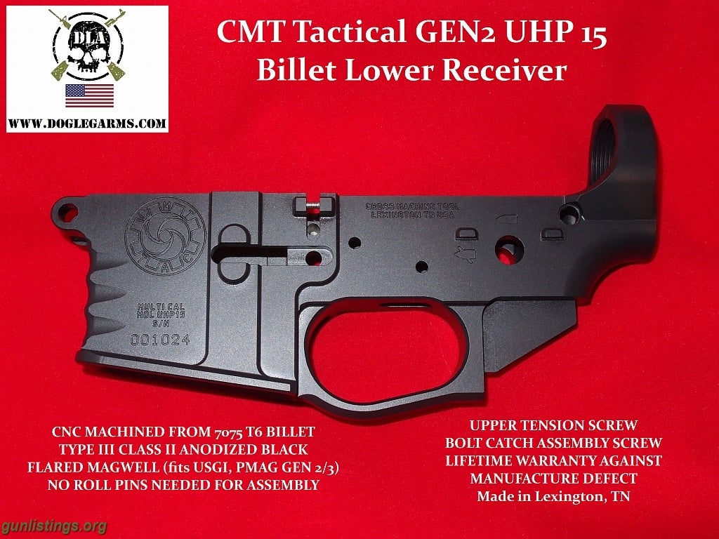 Rifles CMT Tactical AR Billet Lower Receiver