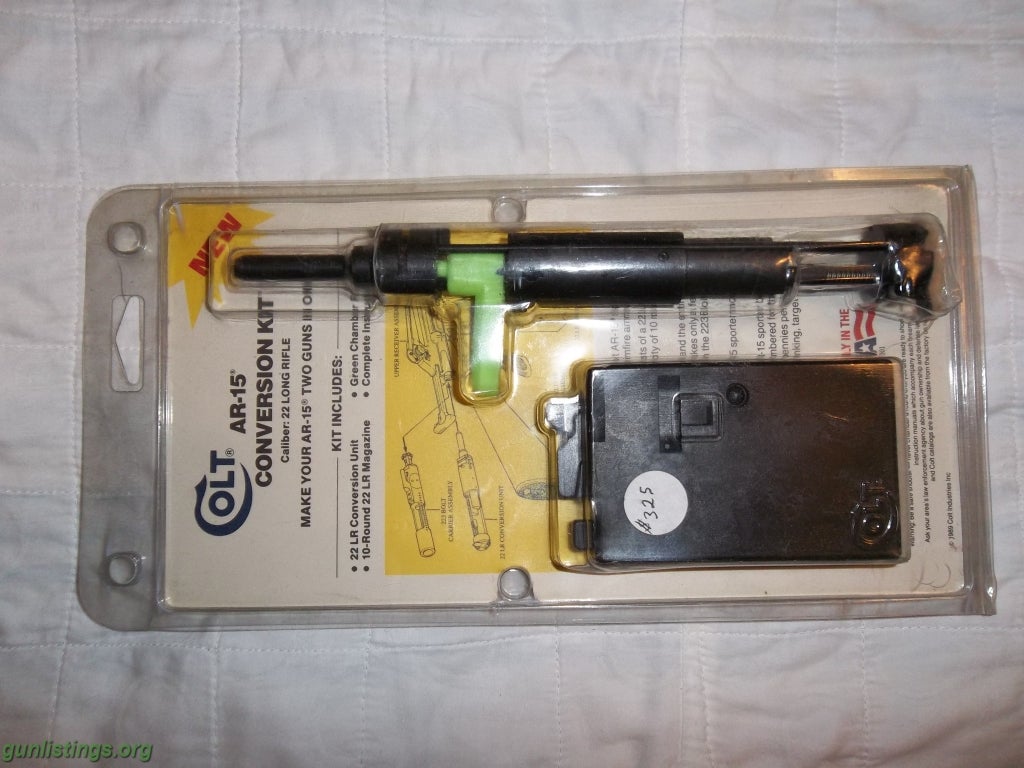 Gunlistings.org - Rifles â€œColtâ€ AR-15 22 LR Conversion Kit (new In ...