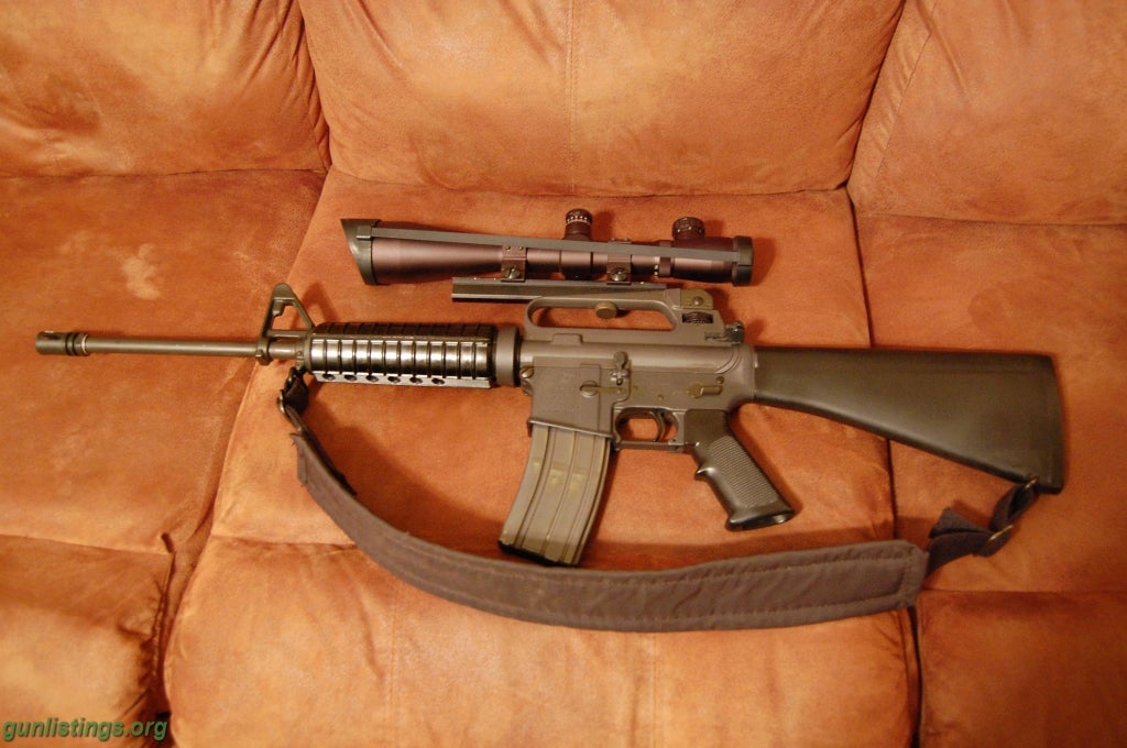 Rifles Colt AR 15 With Barska Scope & 10 Mags