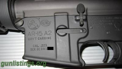 Rifles Colt R6520 Green Label AR-15 A2 Government Carbine