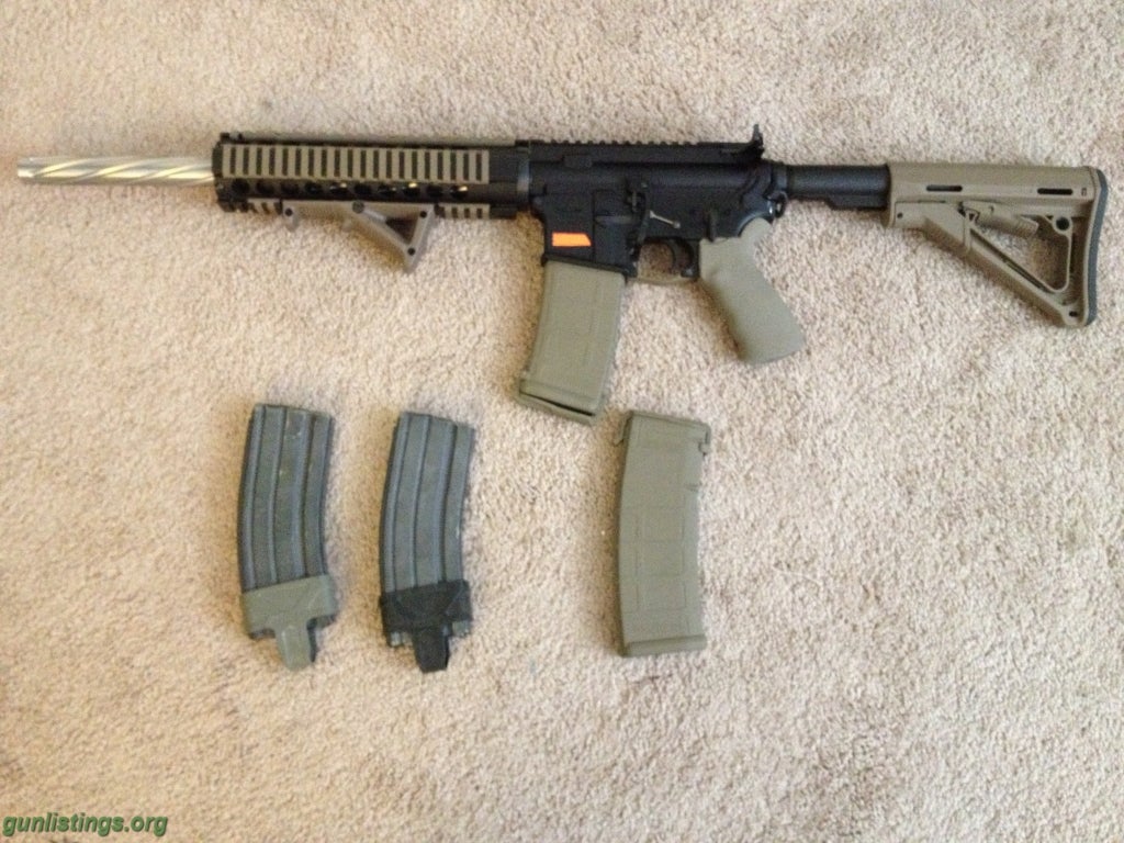 Rifles FS/FT Custom Ar-15 With Top Shelf Extras