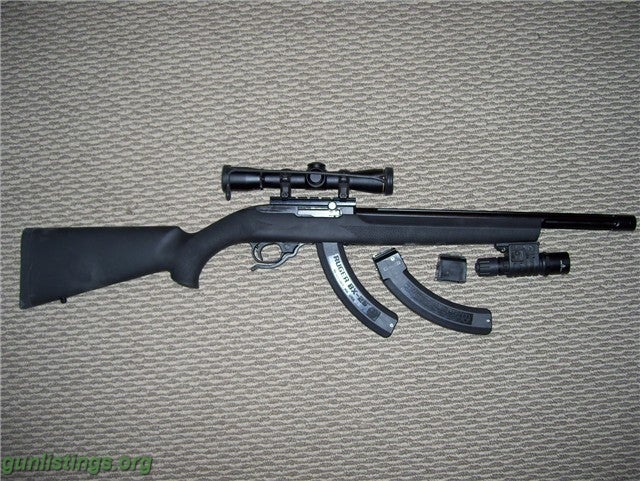 Rifles Custom Ruger 10-22,Threaded, Leupold, BX-25