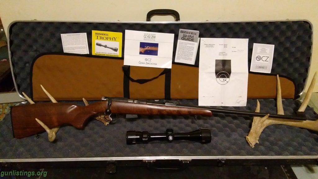 Gunlistings.org - Rifles CZ 452-2E ZKM 22mag UNFIRED W/ Scope