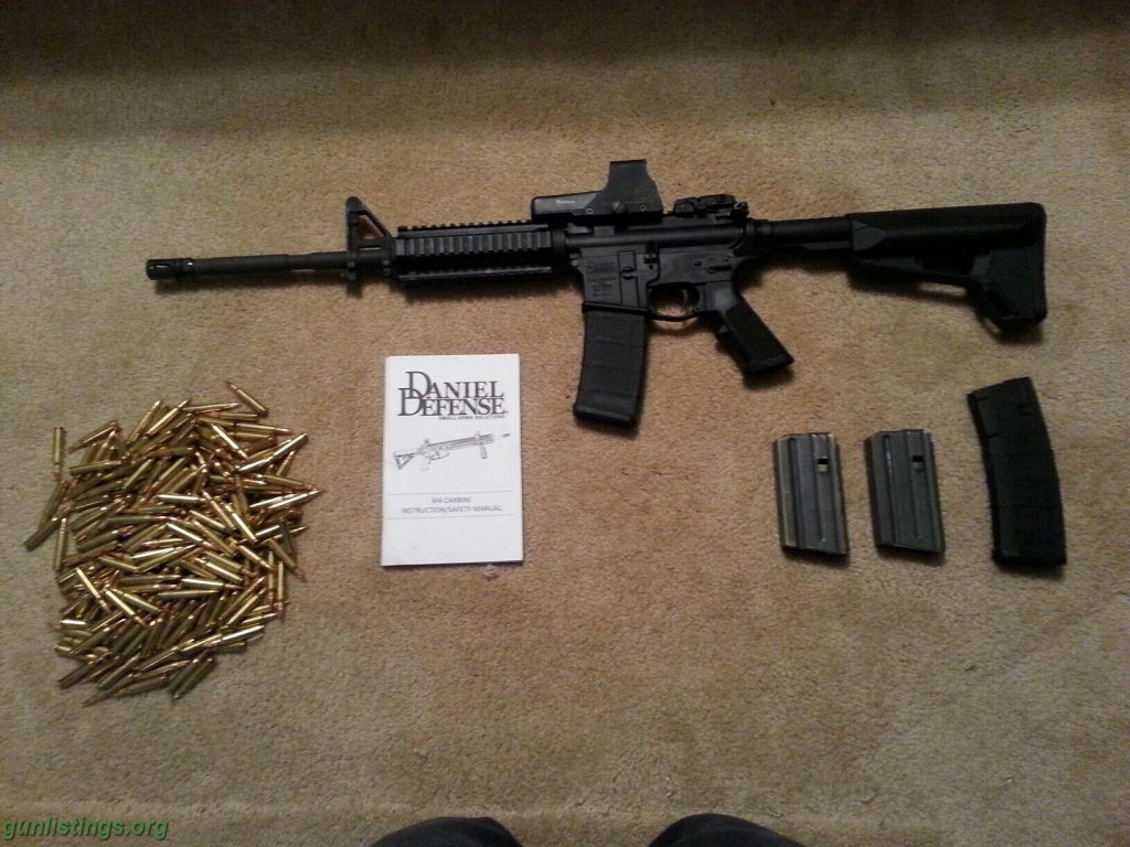 Rifles Daniel Defense Tactical AR-15 M4 Carbine DECKED OUT!