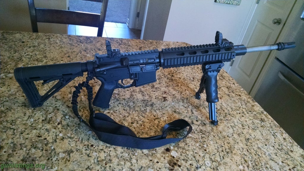 Rifles DPMS AR-15 With Quad, Ammo And Tons Of Extras