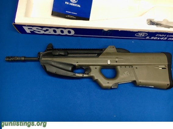 Rifles FN FS2000 OD Green 5.56m