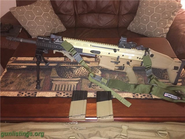 Rifles FN SCAR 17s W/ PWS SRX Rail Extension