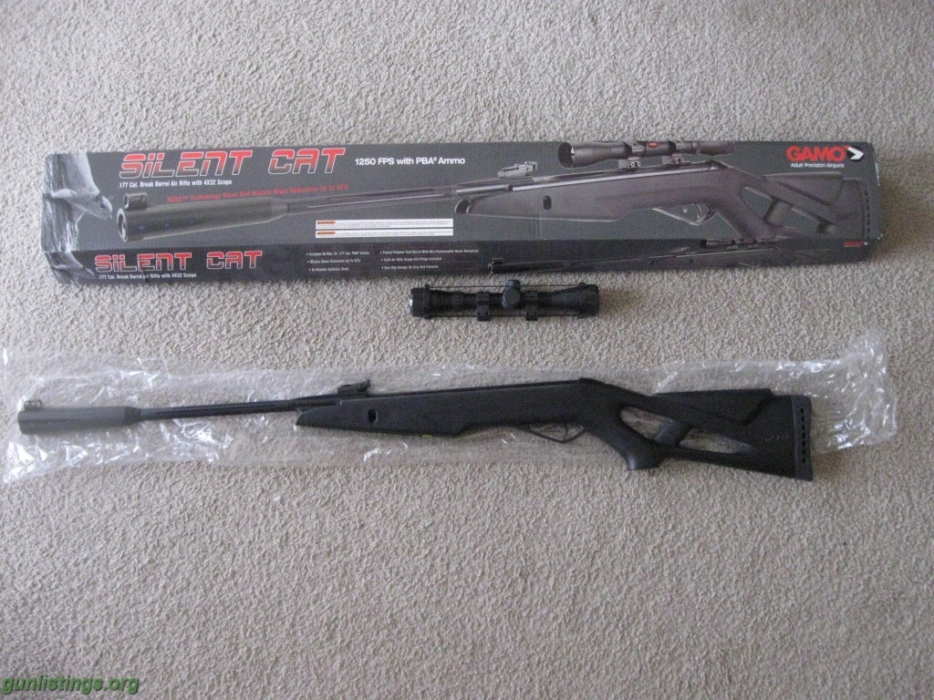 Rifles Gamo Silent Cat Pellet Rifle