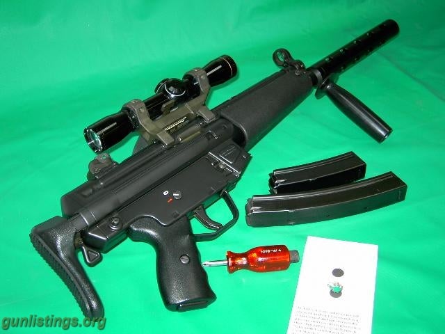 Rifles Heckler & Koch -- H&K HK94 A3 Carbine 9mm 16