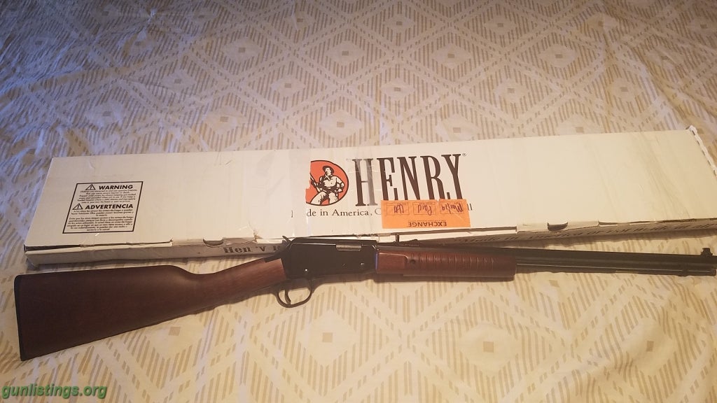 Rifles Henry. 22 Mag Pump Action Rifle