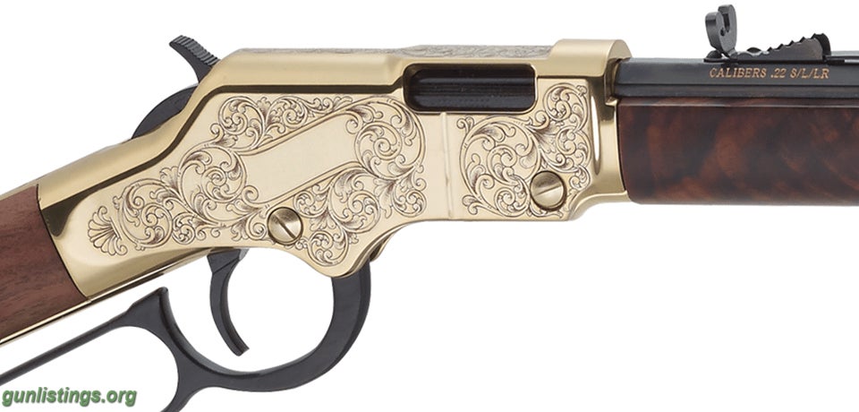 Rifles Henry Golden Boy Deluxe Engraved 3rd Edition .22 Short/