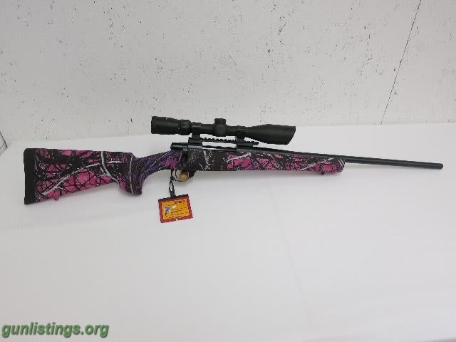 Rifles Howa 1500 Bolt Action Rifle-Pink Camo