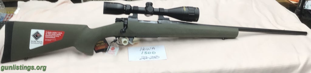 Rifles Howa 22-250 With Scope