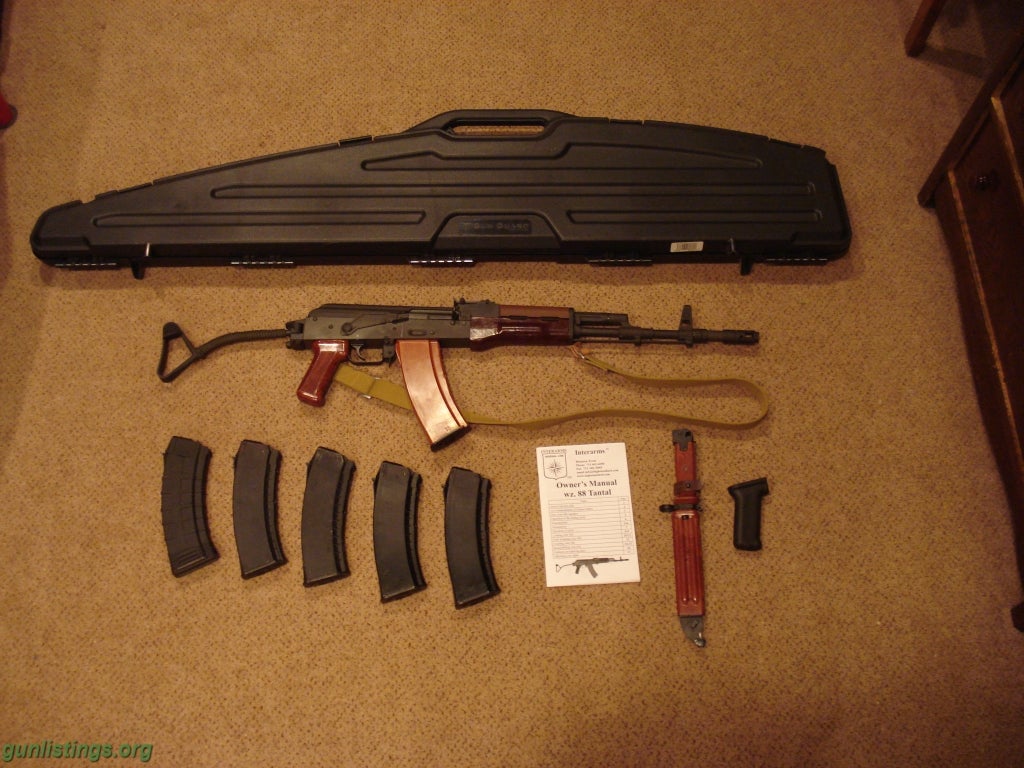 Rifles Interarms Tantal (AK-74), W/ 6 Mags & 630rds