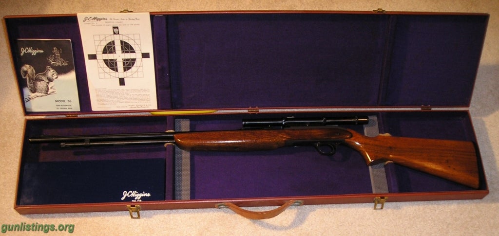 Rifles JC Higgins Model 36, 22LR Semi-auto Rifle