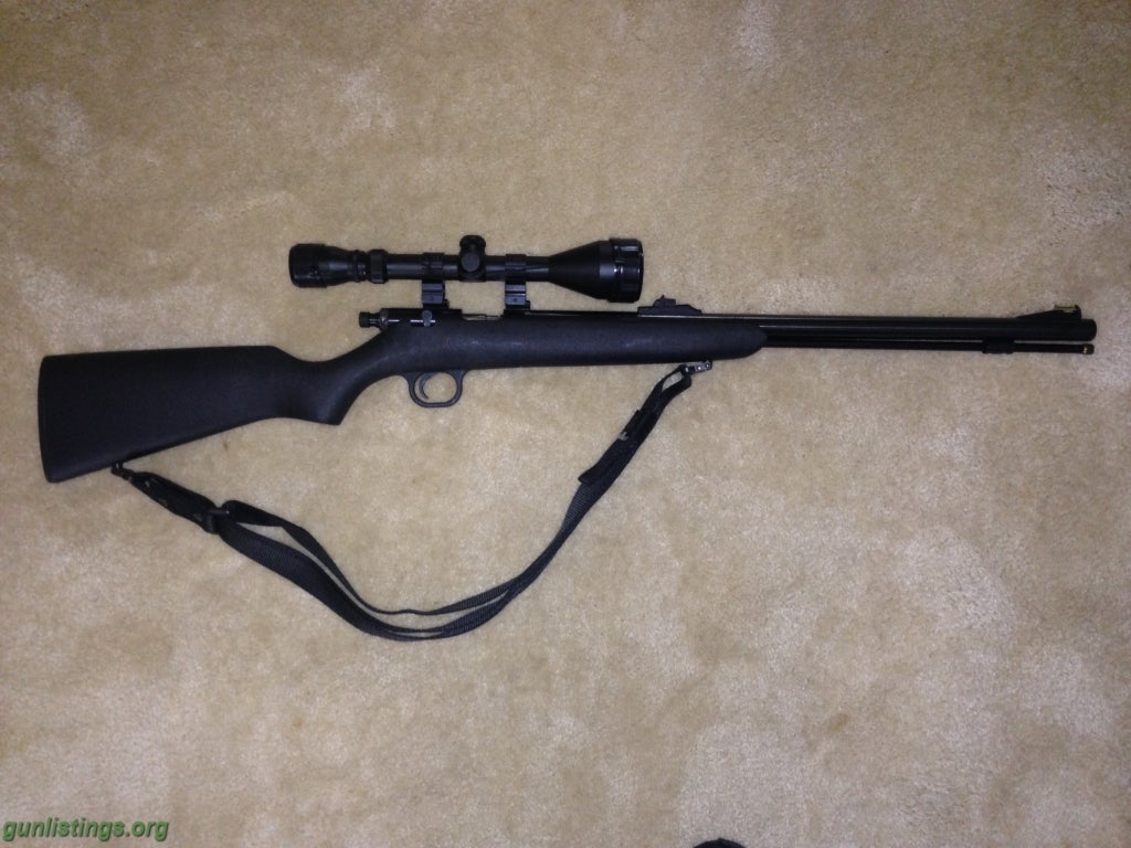 Rifles Knight .50 Cal. Black Powder W/scope