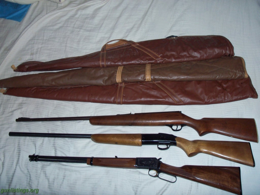 Rifles Lot Of Four 22 Rifles