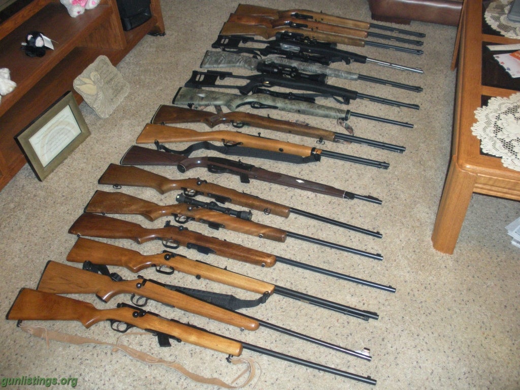 Rifles Lots Of 22 Rifels