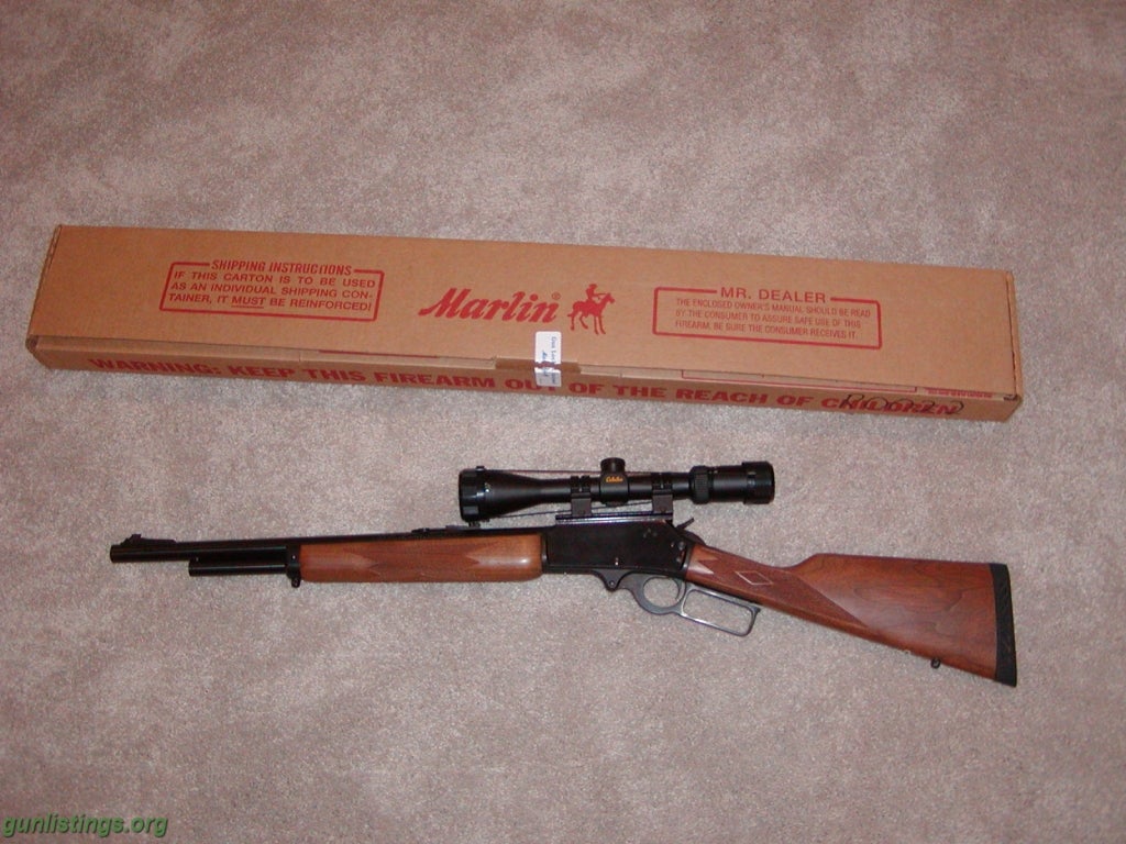 Rifles Marlin 444P 444cal Lever Action With Scope