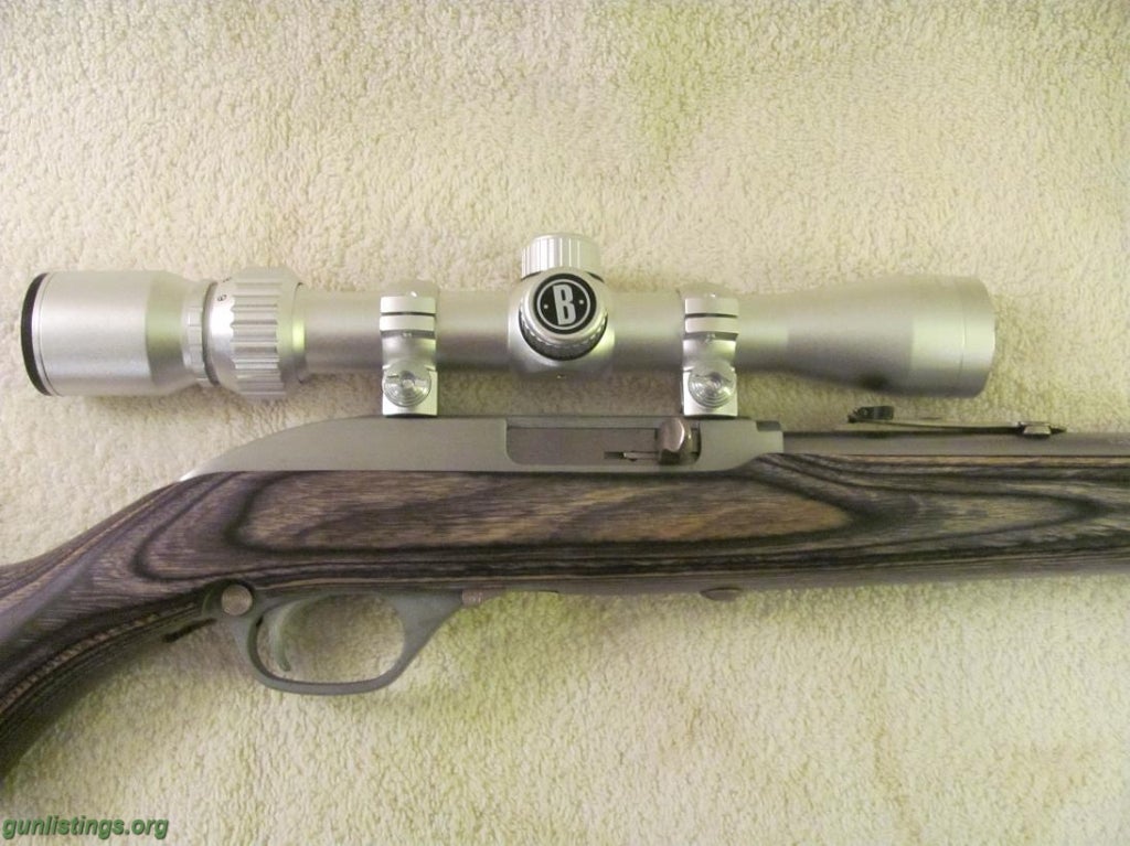 Rifles Marlin 60SS Stainless Steel .22LR W/ 4x9 Scope