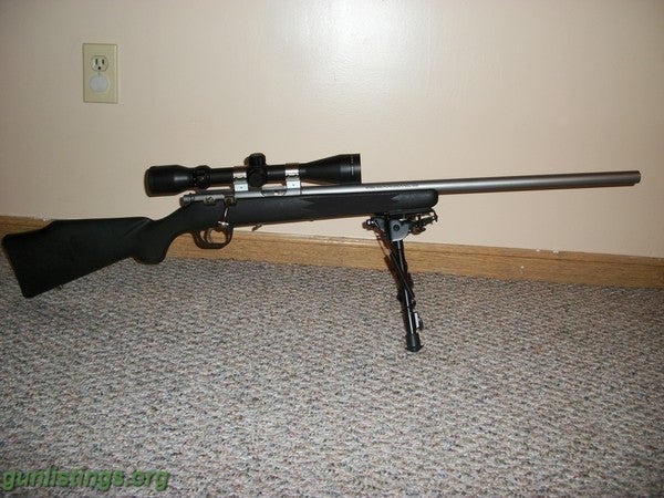 Rifles Marlin 882SSV, .22 Mag, SS Bull Barrel, Scope (Used)