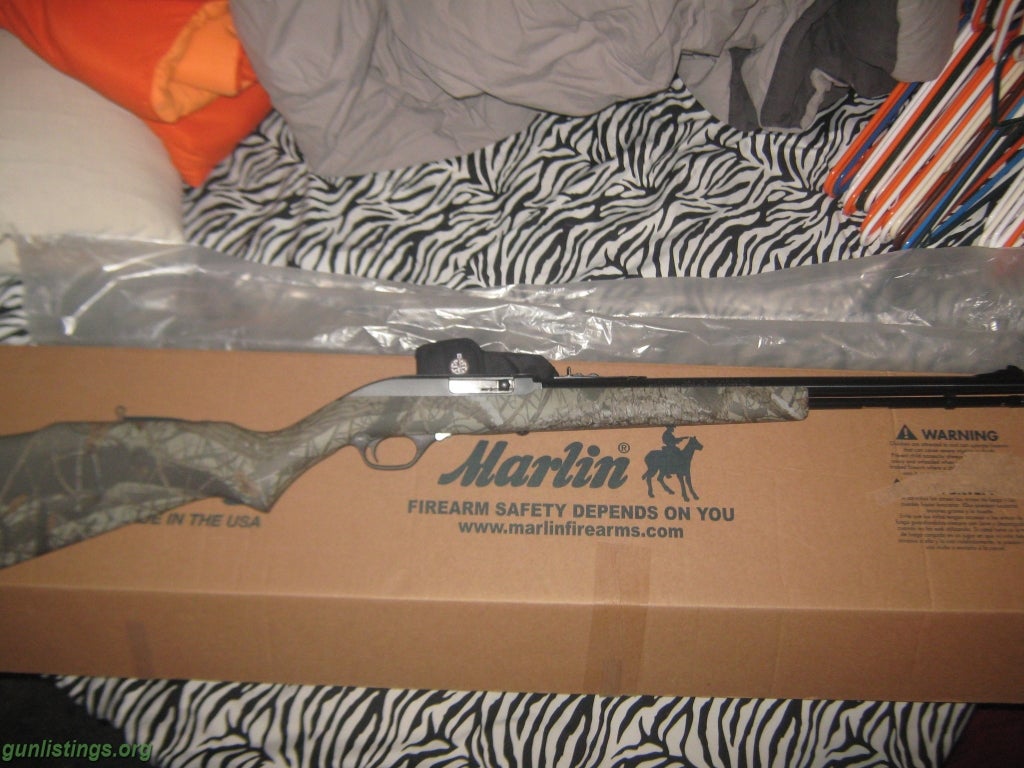 Rifles Marlin Model 60c W/hardwood Camo Stock