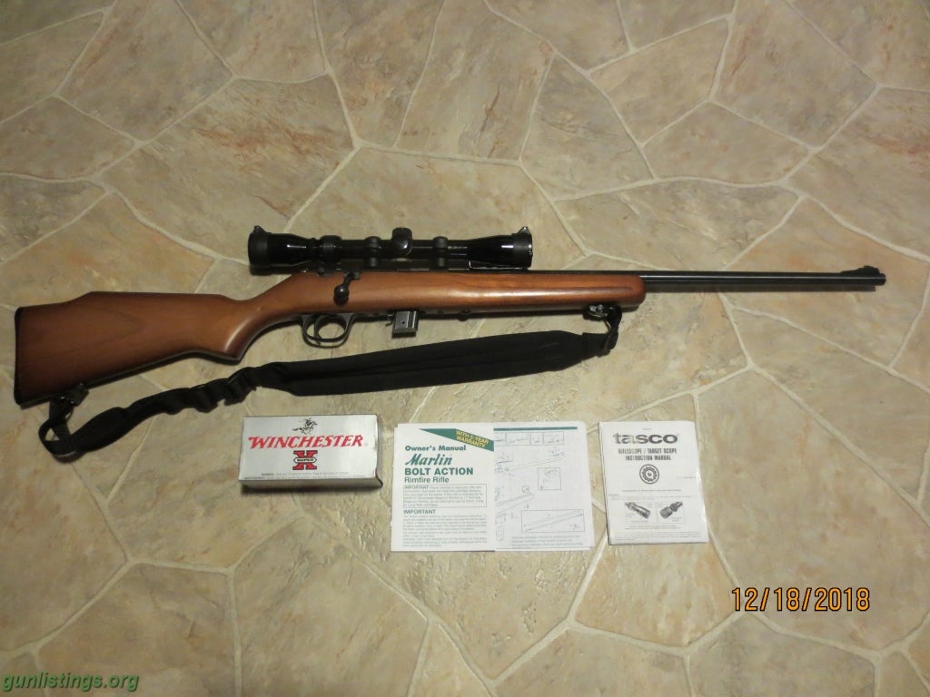 Rifles Marlin Model 925 .22 Bolt Action - Like New