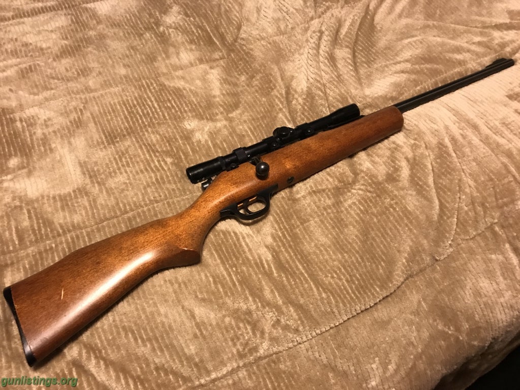 Rifles Marlin Youth .22 Bolt Action With Scope