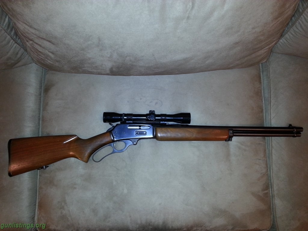 Rifles Marlin/Sears Model 45 .35 Rem. W/ Scope