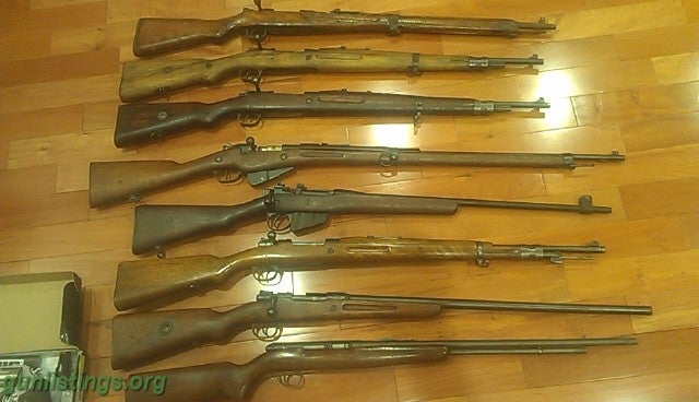 Rifles Mausers, 22's, Arisaka, Berthier, And Others