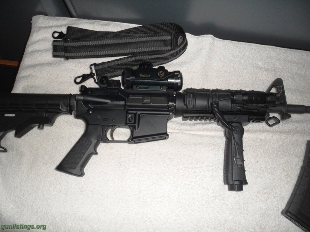 Rifles Mil-Spec Tactical M4/AR15 Green Laser, 200rnds +++